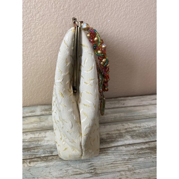 Mary Frances Vintage Palm Tree Beaded Handbag – Rare Tropical Accessory - Picture 14 of 16